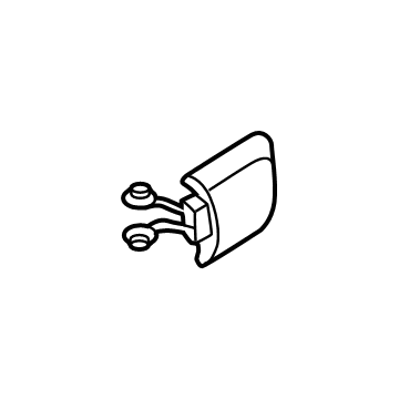 GM 13537120 Plug-Rear Side Door Lock Cylinder Hole 13537120 GM Plug-Rear Side Door Lock Cylinder Hole Illustration 1 of 1