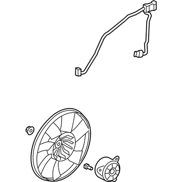 Chevy 92218320 Fan Motor