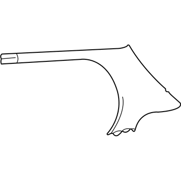 Chevy 22639724 Upper Quarter Trim