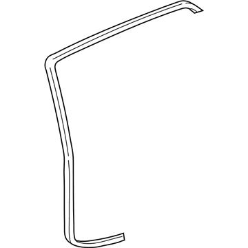 15907504 GM Weatherstrip, Rear Illustration 1 of 1