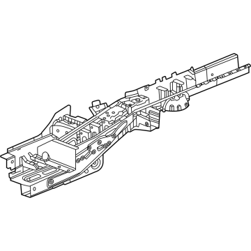GM 26344016 Rail Assembly-Rear Compartment Floor Panel 26344016 GM Rail Assembly-Rear Compartment Floor Panel Illustration 1 of 1