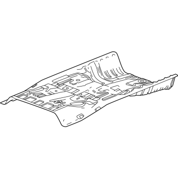 GM 26344010 Extension-Rear Floor Panel Outer 26344010 GM Extension-Rear Floor Panel Outer Illustration 1 of 1