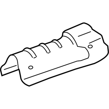 GM 20903276 Tank Shield 20903276 GM Tank Shield Illustration 1 of 1