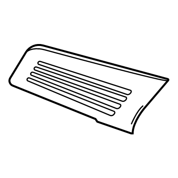 84729251 GM Access Cover, Black, Passenger Side Illustration 1 of 1