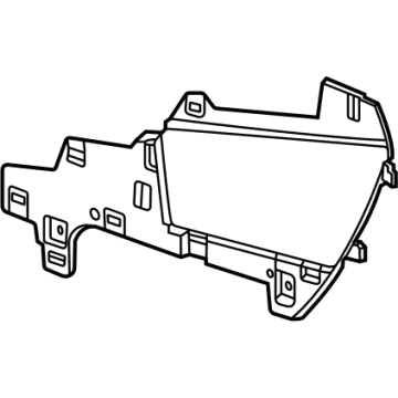 GM 84266568 Side Trim, Black, Driver Side 84266568 GM Side Trim, Black, Driver Side Illustration 1 of 1
