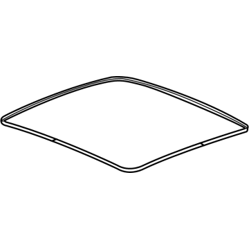 GM 42673428 Glass Weatherstrip 42673428 GM Glass Weatherstrip Illustration 1 of 1