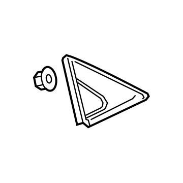 84749528 GM Applique, Rear Driver Side Illustration 1 of 1
