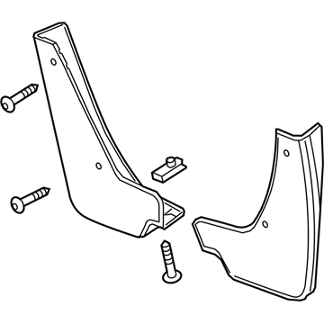 Cadillac Mud Flaps - 84051309