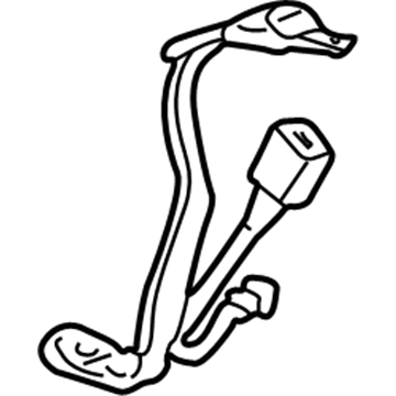Chevy 12384221 Center Seat Belt