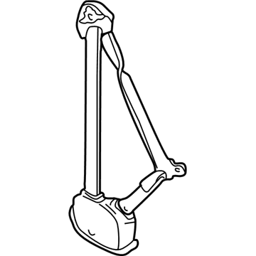 Chevy 12377466 Belt & Retractor
