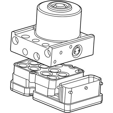 Chevy Cruze Limited ABS Pump And Motor Assembly - 13384013