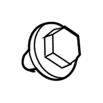GM 11609376 Heat Shield Bolt 11609376 GM Heat Shield Bolt Illustration 1 of 1