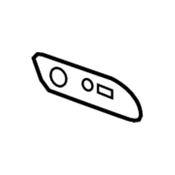 GM 25947618 Switch Panel, Passenger Side 25947618 GM Switch Panel, Passenger Side Illustration 1 of 1