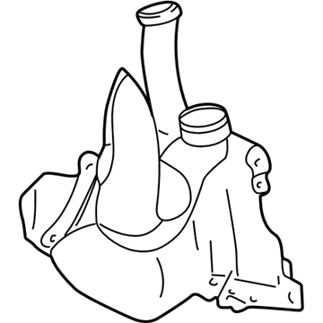 Chevy Cavalier Windshield Washer Fluid Reservoir - 12487661