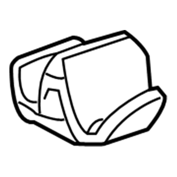 GM 25866386 Stopper, Rear 25866386 GM Stopper, Rear Illustration 1 of 1