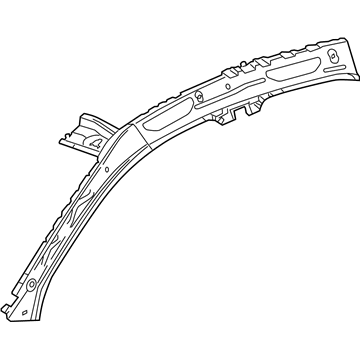 GM 23164528 Inner Windshield Pillar, Driver Side 23164528 GM Inner Windshield Pillar, Driver Side Illustration 1 of 1