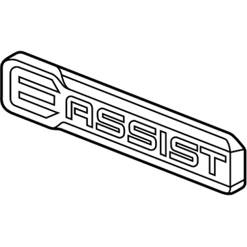 GM 23462307 Nameplate, Outer 23462307 GM Nameplate, Outer Illustration 1 of 1