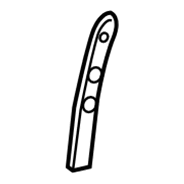 22730276 GM Retractor Assembly Upper Cover, Black; Gray Illustration 1 of 1