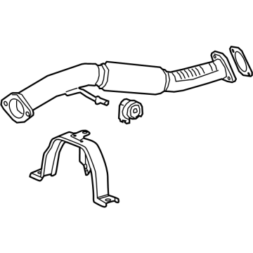 Buick 84413788 Front Pipe