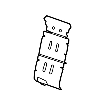 GM 87869161 Heater Assembly-Rear Seat Back 87869161 GM Heater Assembly-Rear Seat Back Illustration 1 of 1