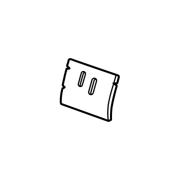 GM 85642549 Pad-Rear Seat Back Comfort 85642549 GM Pad-Rear Seat Back Comfort Illustration 1 of 1