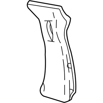 Chevy 10324386 Upper Center Pillar Trim