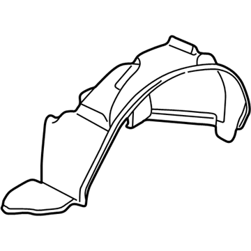 Buick Fender Splash Shield - 25700721