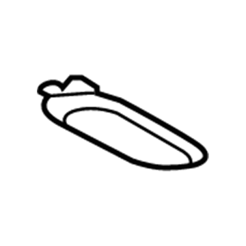 88935736 GM Overhead Lamp Lens Illustration 1 of 1