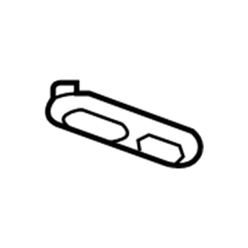 GM 19115098 Dome Lamp Assembly Bezel 19115098 GM Dome Lamp Assembly Bezel Illustration 1 of 1
