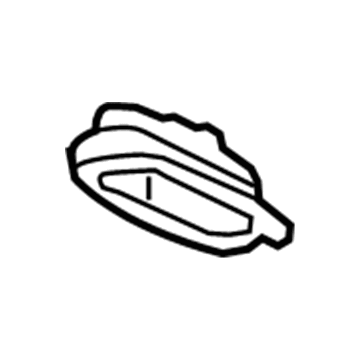 GM 88935735 Rear Overhead Lamp 88935735 GM Rear Overhead Lamp Illustration 1 of 1