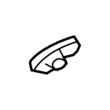 GM 89024851 Sunshade Clip 89024851 GM Sunshade Clip Illustration 1 of 1