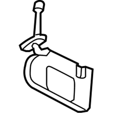 15207777 GM Sunshade, Gray, Driver Side Illustration 1 of 1