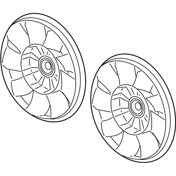 Chevy Malibu A/C Condenser Fan - 20757670