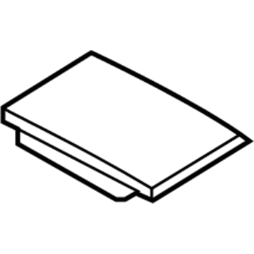 GM 96475831 Trim Plate 96475831 GM Trim Plate Illustration 1 of 1
