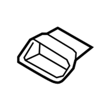 GM 96655361 Trim Plate, Black 96655361 GM Trim Plate, Black Illustration 1 of 1