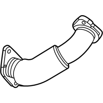 Chevy Silverado 1500 LTD EGR Tube - 55514990