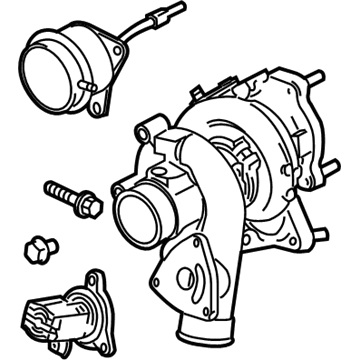 Cadillac SRX Turbocharger - 12637545