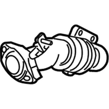 GM 12791726 Rear Pipe, Passenger Side 12791726 GM Rear Pipe, Passenger Side Illustration 1 of 1