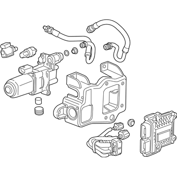 GM 86788449 Actuator, Rear 86788449 GM Actuator, Rear Illustration 1 of 1