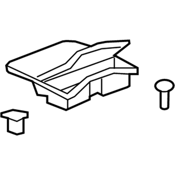 GM 23263568 Compartment, Center 23263568 GM Compartment, Center Illustration 1 of 1