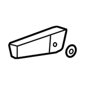 GM 22958321 Armrest, Rear Driver Side 22958321 GM Armrest, Rear Driver Side Illustration 1 of 1