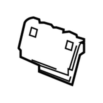 GM 20916173 Headrest Gearbox Panel 20916173 GM Headrest Gearbox Panel Illustration 1 of 1