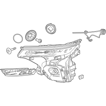 Chevy 42859235 Headlamp Assembly
