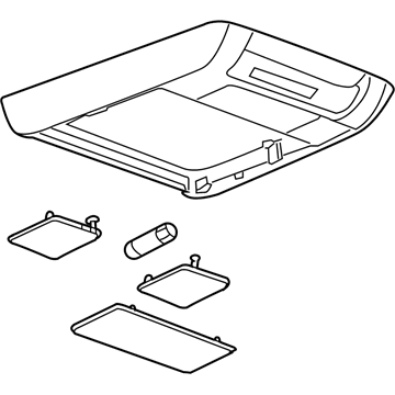 GMC 25856561 Roof Console