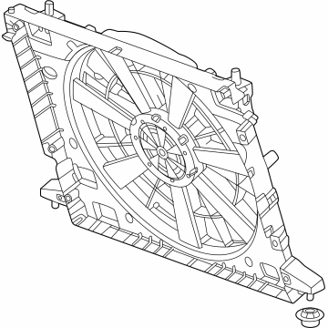 Chevy Silverado EV A/C Condenser Fan - 85628876