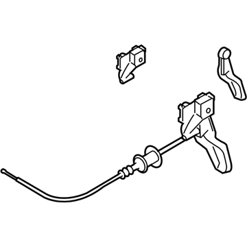 Saturn Hood Release Cable - 24465306