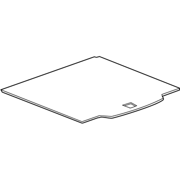 84424382 GM Floor Cover, Black Diamon, Rear Illustration 1 of 1