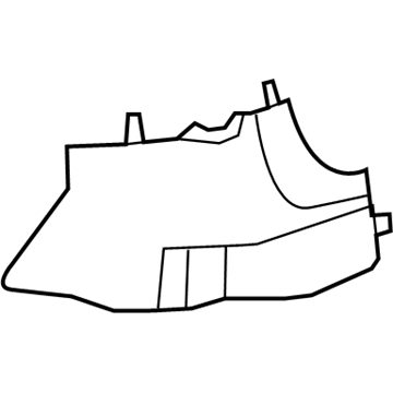 GM 20917533 Lower Shroud, Driver Side 20917533 GM Lower Shroud, Driver Side Illustration 1 of 1