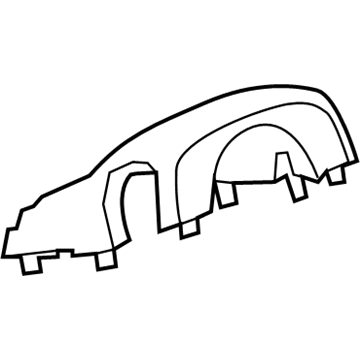 GM 20825093 Upper Shroud 20825093 GM Upper Shroud Illustration 1 of 1