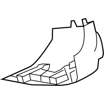 25925643 GM Lower Shroud, Passenger Side Illustration 1 of 1